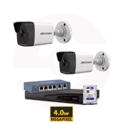 Hikvision IP 4MP 2 Cameras Package